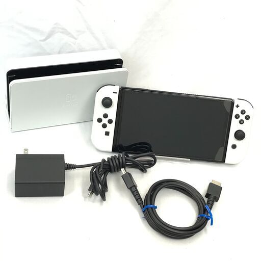 新入荷！！NintendoSwitch　有機EL　ホワイト　HEG-001　動作チェックOK　初期化済み