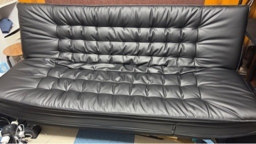 【1/22(日)引き取りのみ】ニトリ ソファベッド Nシールド