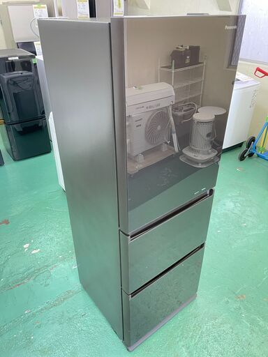 ★パナソニック★ 2019年 NR-C341GC-T 自動製氷機 3D冷蔵庫 Panasonic 大容量 キッチン 生活家電 福島 郡山市