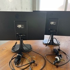 LGパソコンモニター　接続機器付　24インチ 2台の画像