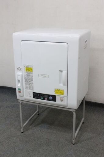 HITACHI/日立 衣類乾燥機 DE-N60WV 標準乾燥容量6.0kg 専用台付 風乾燥付 ふんわりガード 2020年製 中古家電 店頭引取歓迎 R6774)