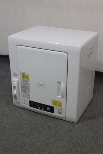 HITACHI/日立 衣類乾燥機 乾燥6.0kg DE-N60WV-W ピュアホワイト これっきりボタン 2021年製 中古家電 店頭引取歓迎 R6780)