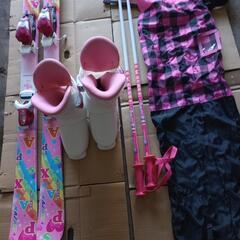 スキー4点セット　長さ116cm.靴22cm