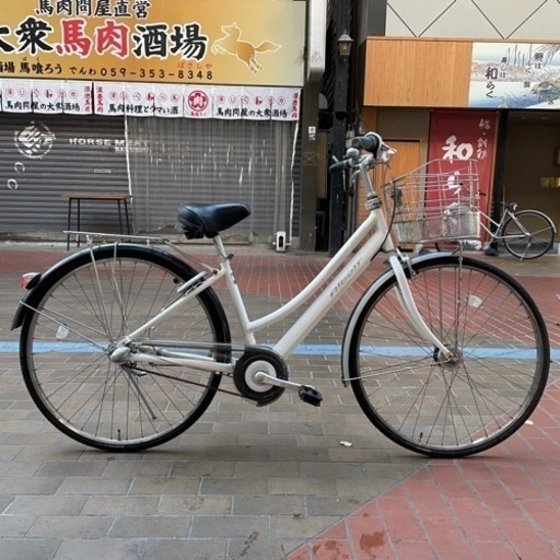 【点検•整備済み】ブリヂストン アルベルト 27インチ 3段変速 ホワイト