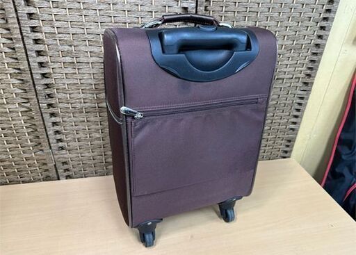 アツキオオニシ キャリーバッグ ブラウン系 4輪 キャスター 小型
