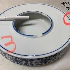 レトロな灰皿（1個＝10円）の画像