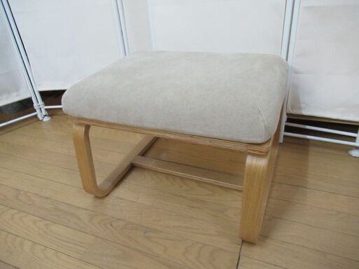 リビングでもダイニングでもつかえるベンチ 2/スツール/オーク材/ベージュ/良品計画/MUJI/無印良品/中古品/JKN4857/
