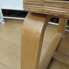 リビングでもダイニングでもつかえるベンチ 2/スツール/オーク材/ベージュ/良品計画/MUJI/無印良品/中古品/JKN4857/の画像