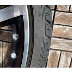 静岡発 SHALLEN モノブロック タイヤホイールセット 17インチ 軽の通販 