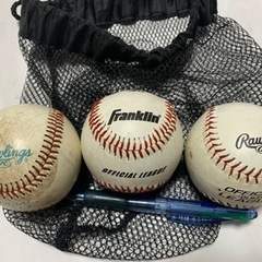 メジャーリーグベースボール硬式野球ボール8個の画像