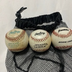 メジャーリーグベースボール硬式野球ボール8個の画像