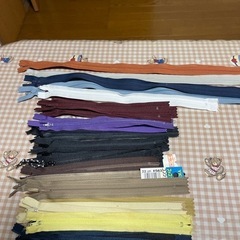未使用品　ファスナー各種の画像