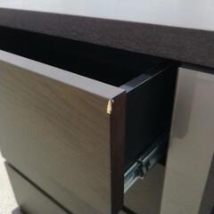 サイドボード 綾野製作所 ゼノノワール 幅60cm サイドボード 引出し ラッピング天板