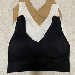 ワイヤーなしブラジャー　3枚セット‼️