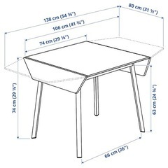 IKEA ダイニングテーブルPS 2012 竹の画像