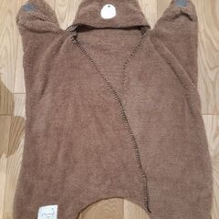 (予約済)くまさんアウター　新生児～85cmくらいまで