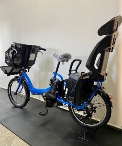 関東全域送料無料 業界最長保証付き ヤマハ パスキスミニ 20インチ 3人乗り 8.7ah 新型アシスト パワフル 青色 電動自転車 電動アシスト自転車