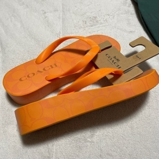 Coach ビーチサンダル　新品　男女兼用 25.0cm