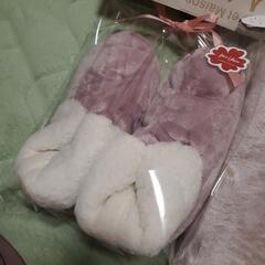 新品😊ブランケット&ルームブーツの画像