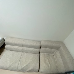 ニトリ　ローソファ　ベージュ【取引中】