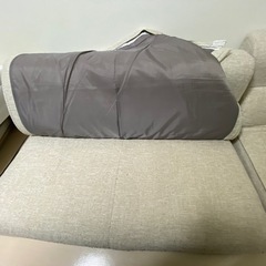 ニトリ　ローソファ　ベージュ【取引中】の画像