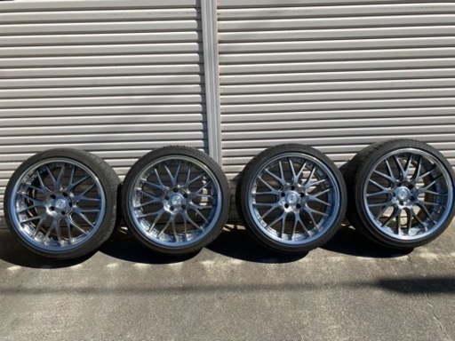 タイヤホイール　20インチ WEDS　マーベリック　709M 深リム　メッキ