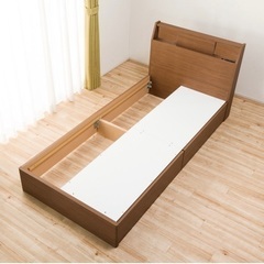 ニトリ　シングルベッドフレームの画像