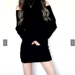 ✨新品✨前後2WayカシュクールトップスXワンピースニットセットアップ