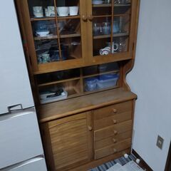 食器棚　★レトロ★の画像