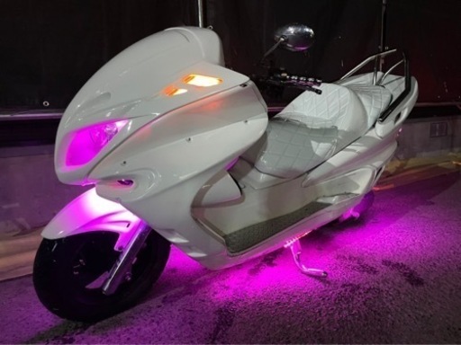 LEDピンク‼︎ スピーカー4発‼︎ 【YAMAHA マジェスティ】オール