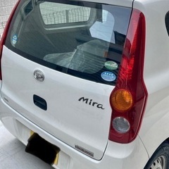 引き取り希望　平成27年式　ダイハツ　ミラバン貨物cvt 2wd 白色2ドアの画像