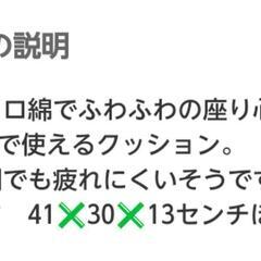 楽楽〜♫クッションの画像