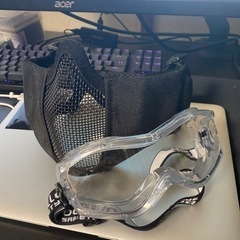 サバゲー用　ゴーグルとフェイスマスク