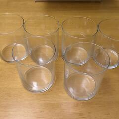 シンプルなグラス6個