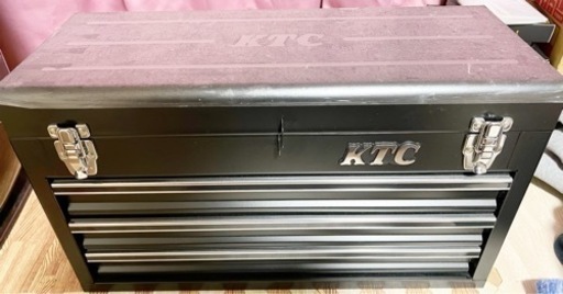 KTC ツールチェスト （3段3引出し）工具箱  ブラック / ツールケース / チェスト / ツールケース ☆