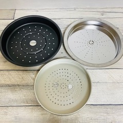 新品未使用　オールシーズン万能鍋（目皿付）の画像