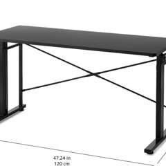 B659【定価14959円⇒9000円】Amazonベーシック パソコンデスク 昇降式 ブラック 幅120×奥行55x高さ60/65/70/75/80cm