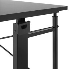 B659【定価14959円⇒9000円】Amazonベーシック パソコンデスク 昇降式 ブラック 幅120×奥行55x高さ60/65/70/75/80cm