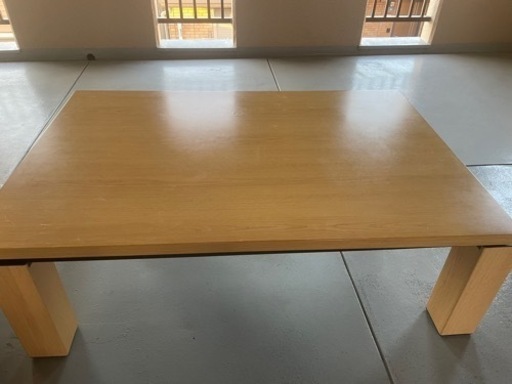 【値下げ】夏も冬も使えます！こたつ機能もついたローテーブル！