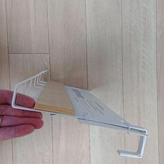 TARGET ドア　ハンギングフックラック（白・木目）Target Over-the-Door Hooks ≪新品≫の画像