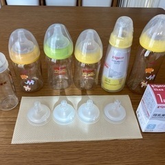 美品　哺乳瓶and乳首セット