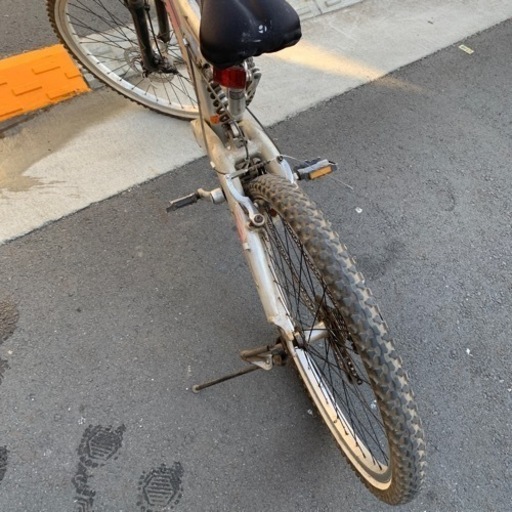 とても丈夫にできている自転車、