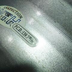 4WD 16インチ 100 ハイエース 100系・ハイラックス ランクル パジェロ デリカ スペースギア テラノ ビッグホーン【富山】16インチ +28 PCD139.7 中古4本の画像