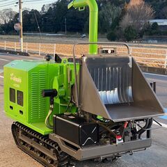 【T-0025】大橋　GSC282D　ウッドチッパー　チッパーシュレッダー　樹木粉砕機　木材破砕機　全塗装済みの画像