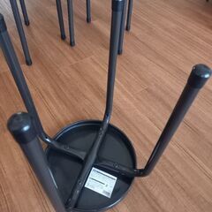 スチールスツール3脚  の画像