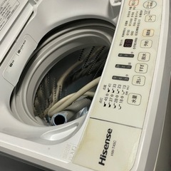 設置無料、配送可能、美品中古Hisense 4.5kg 洗濯機【HW-T45C】