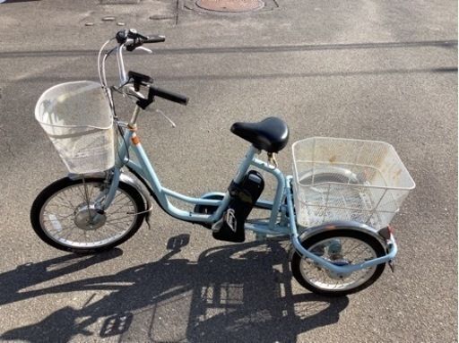 【SALE】アシ楽チャーリー 三輪自転車 電動アシスト MG-TRM20EB リサイクルショップ宮崎屋　佐土原店23.1.13ｋ