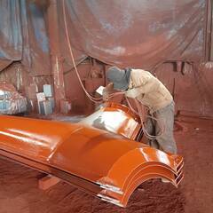 消波ブロック型枠清掃（整備）の画像