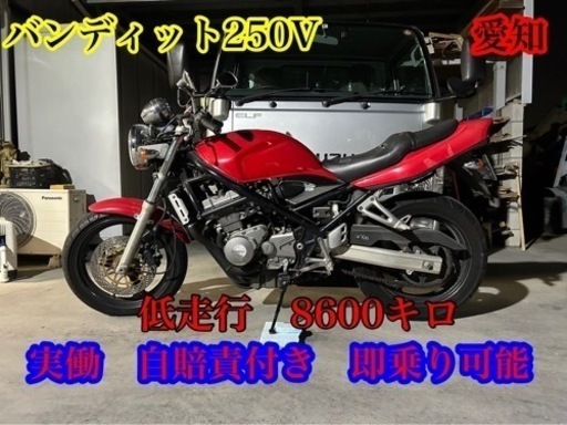 バンディット250V 低走行　実働自賠責付き　即乗り可能　愛知