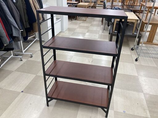 スモールシェルフ UNICO LUMBER-mini ﾌﾞﾗｳﾝ×ﾌﾞﾗｯｸ